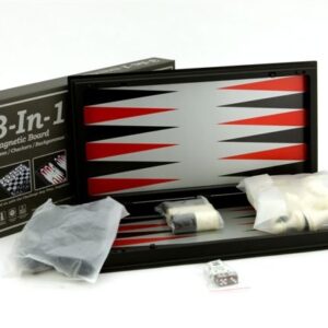 Magnetic Games - 3 in 1 Magnetic Chess/Checkers 14"