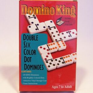 Dominoes - Domino King, double 6, colour dots, spinners