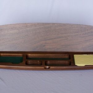 Desk Accessories - Multi tidy with memo pad, walnut