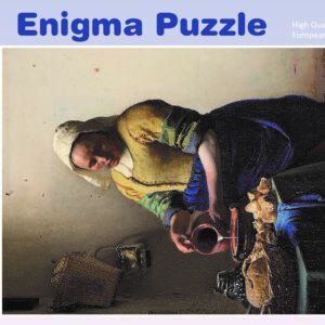 Enigma Brand 1000pc Jigsaw - The Milkmaid (Made From 100% High Quality European Blue Board From Holland)