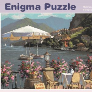 Enigma Brand 1000pc Jigsaw - Mediterranean Sea (Made From 100% High Quality European Blue Board From Holland)