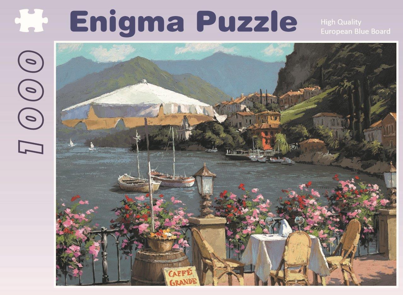 Enigma Brand 1000pc Jigsaw - Mediterranean Sea (Made From 100% High Quality European Blue Board From Holland)