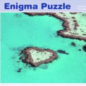 Enigma Brand 1000pc Jigsaw - Great Barrier Reef  (Made From 100% High Quality European Blue Board From Holland)
