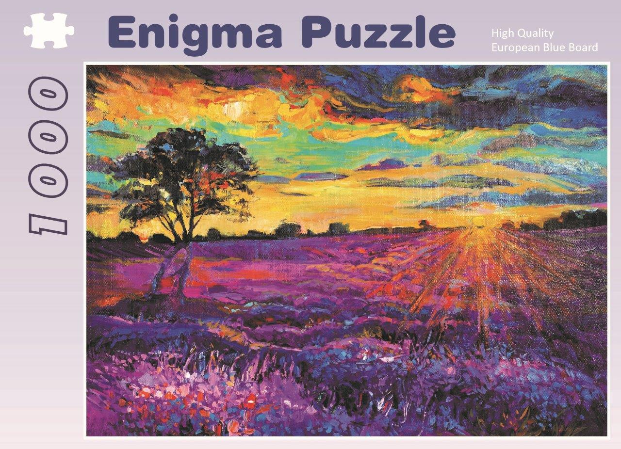 Enigma Brand 1000pc Jigsaw - Sunset (Made From 100% High Quality European Blue Board From Holland)