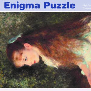 Enigma Brand 1000pc Jigsaw - Girl Elaine  (Made From 100% High Quality European Blue Board From Holland)