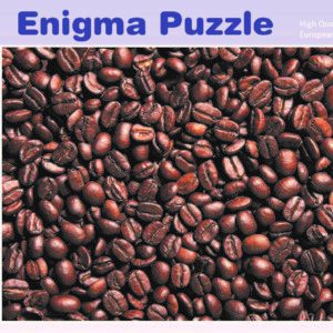 Enigma Brand 1000pc Jigsaw - The Coffee Beans (Made From 100% High Quality European Blue Board From Holland)