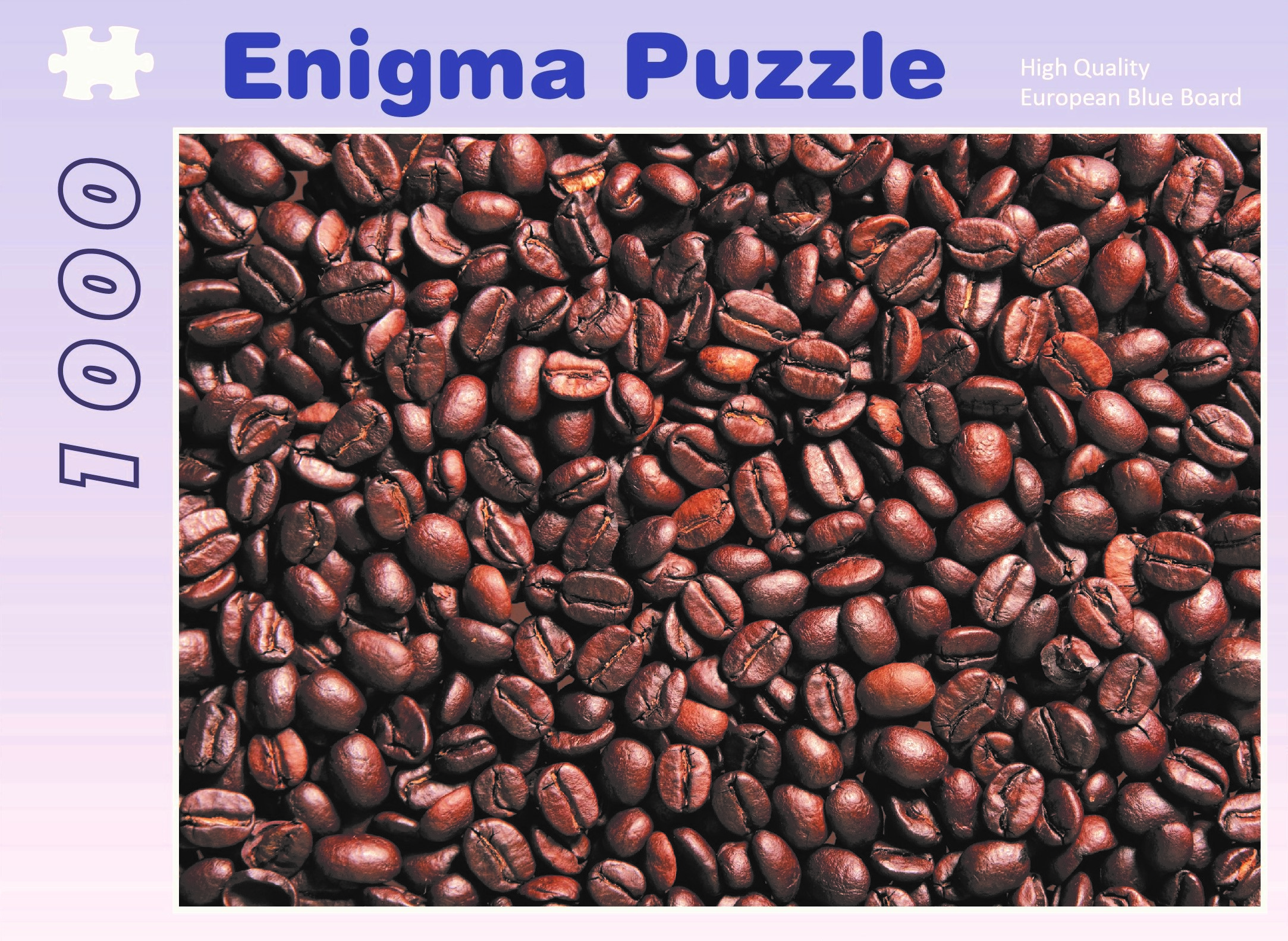 Enigma Brand 1000pc Jigsaw - The Coffee Beans (Made From 100% High Quality European Blue Board From Holland)