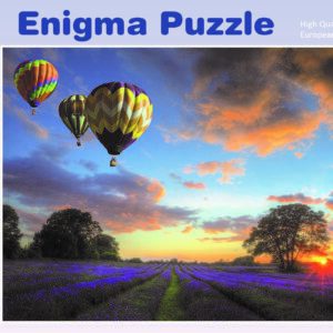 Enigma Brand 1000pc Jigsaw - A Balloon Tour  (Made From 100% High Quality European Blue Board From Holland)