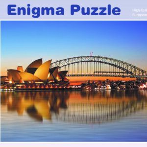 Enigma Brand 1000pc Jigsaw - Sydney Opera House  (Made From 100% High Quality European Blue Board From Holland)