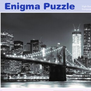 Enigma Brand 1000pc Jigsaw - The Brooklyn Bridge (Made From 100% High Quality European Blue Board From Holland)
