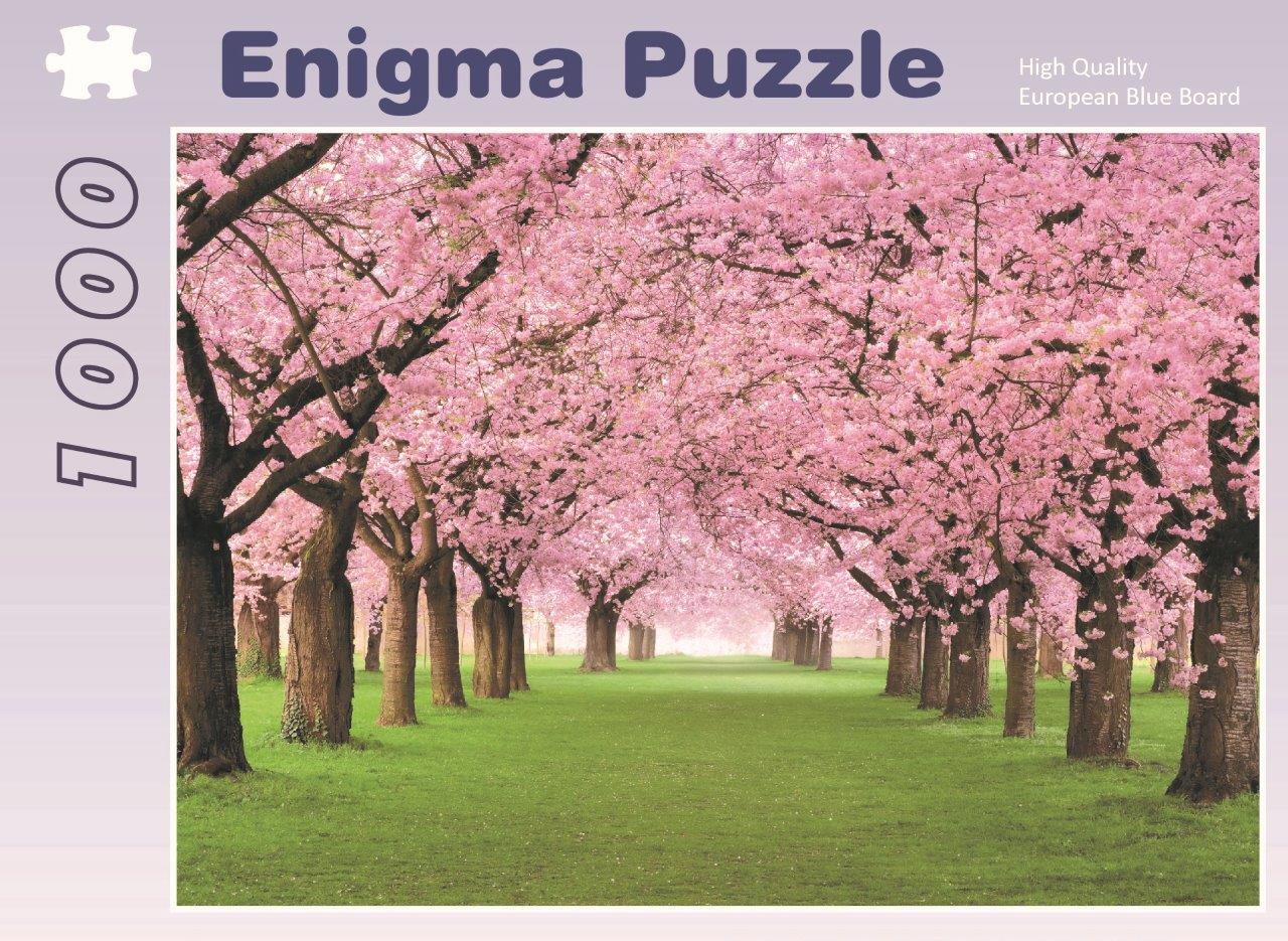 Enigma Brand 1000pc Jigsaw - Dream Sakura (Made From 100% High Quality European Blue Board From Holland)