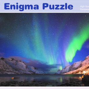 Enigma Brand 1000pc Jigsaw - Aurora Borealis (Made From 100% High Quality European Blue Board From Holland)