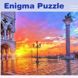 Enigma Brand 1000pc Jigsaw - Piazza San Marco  (Made From 100% High Quality European Blue Board From Holland)