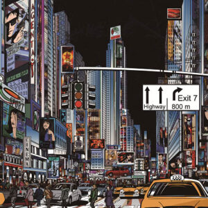 Enigma Brand 1000pc Jigsaw - New York Times Square (Made From 100% High Quality European Blue Board From Holland)
