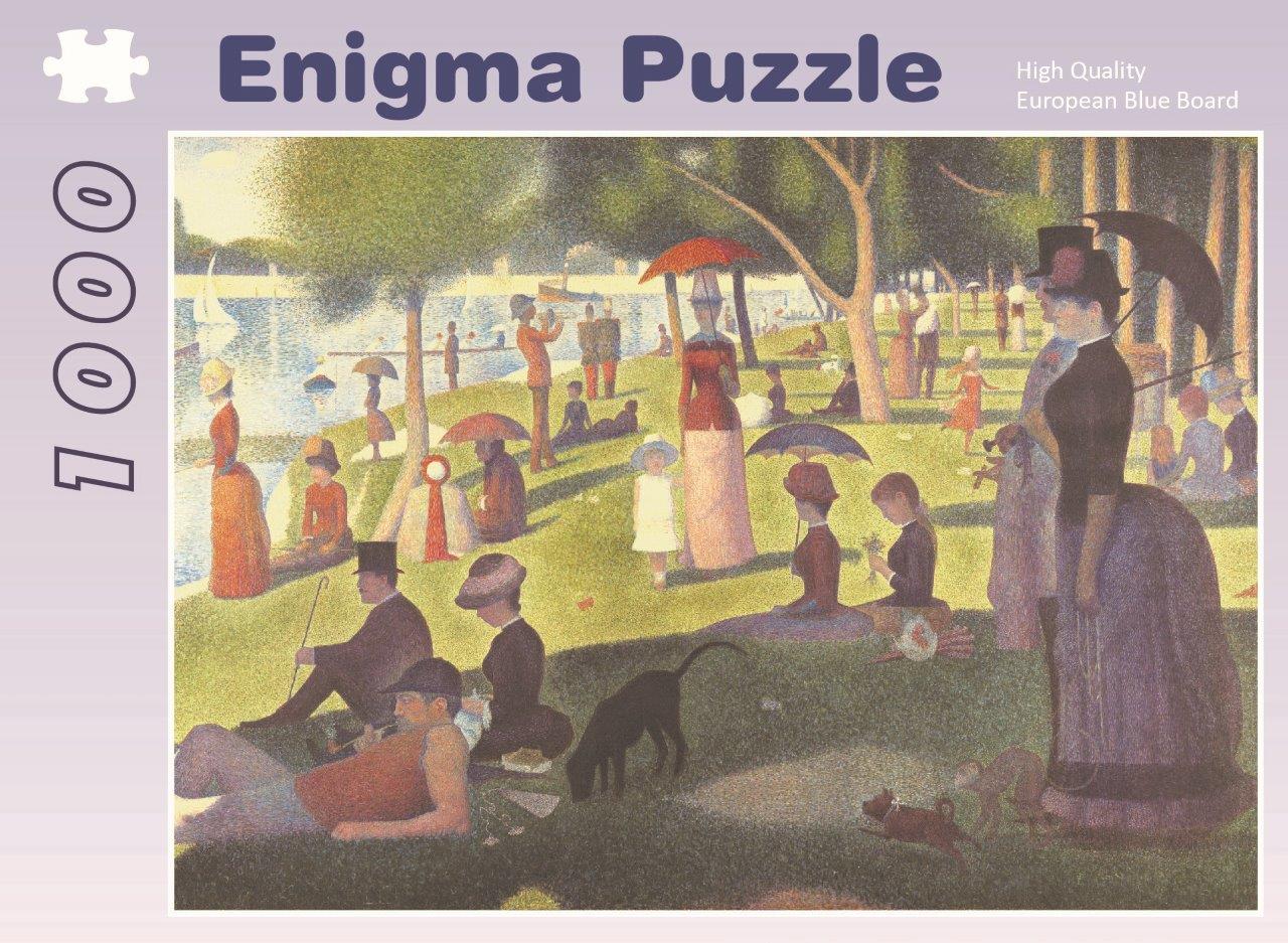 Enigma Brand 1000pc Jigsaw - A Sunday Afternoon (Made From 100% High Quality European Blue Board From Holland)