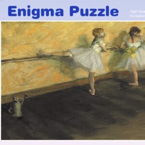 Enigma Brand 1000pc Jigsaw - Dancers Practicing (Made From High Quality European Blue Board)