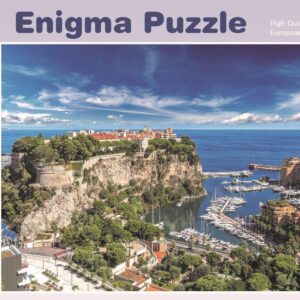 Enigma Brand 1000pc Jigsaw - Prince's Palace Monaco (Made From 100% High Quality European Blue Board From Holland)