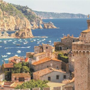 Enigma Brand 1000pc Jigsaw - Tossa de mar costa Brava Spain (Made From 100% High Quality European Blue Board From Holland)