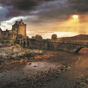 Enigma Brand 1000pc Jigsaw - Eilean Donan Castle Scotland (Made From 100% High Quality European Blue Board From Holland)