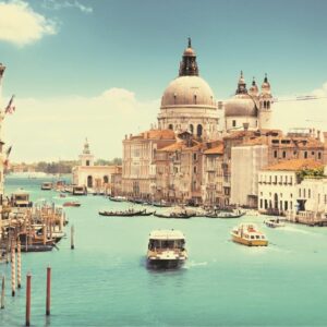 Enigma Brand 1000pc Jigsaw -Grand Canal Basilica Venice (Made From 100% High Quality European Blue Board From Holland)