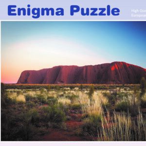 Enigma Brand 1000pc Jigsaw -Ayers rock / Uluru (Made From 100% High Quality European Blue Board From Holland)