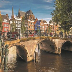 Enigma Brand 1000pc Jigsaw -Amsterdam Holland (Made From 100% High Quality European Blue Board From Holland)