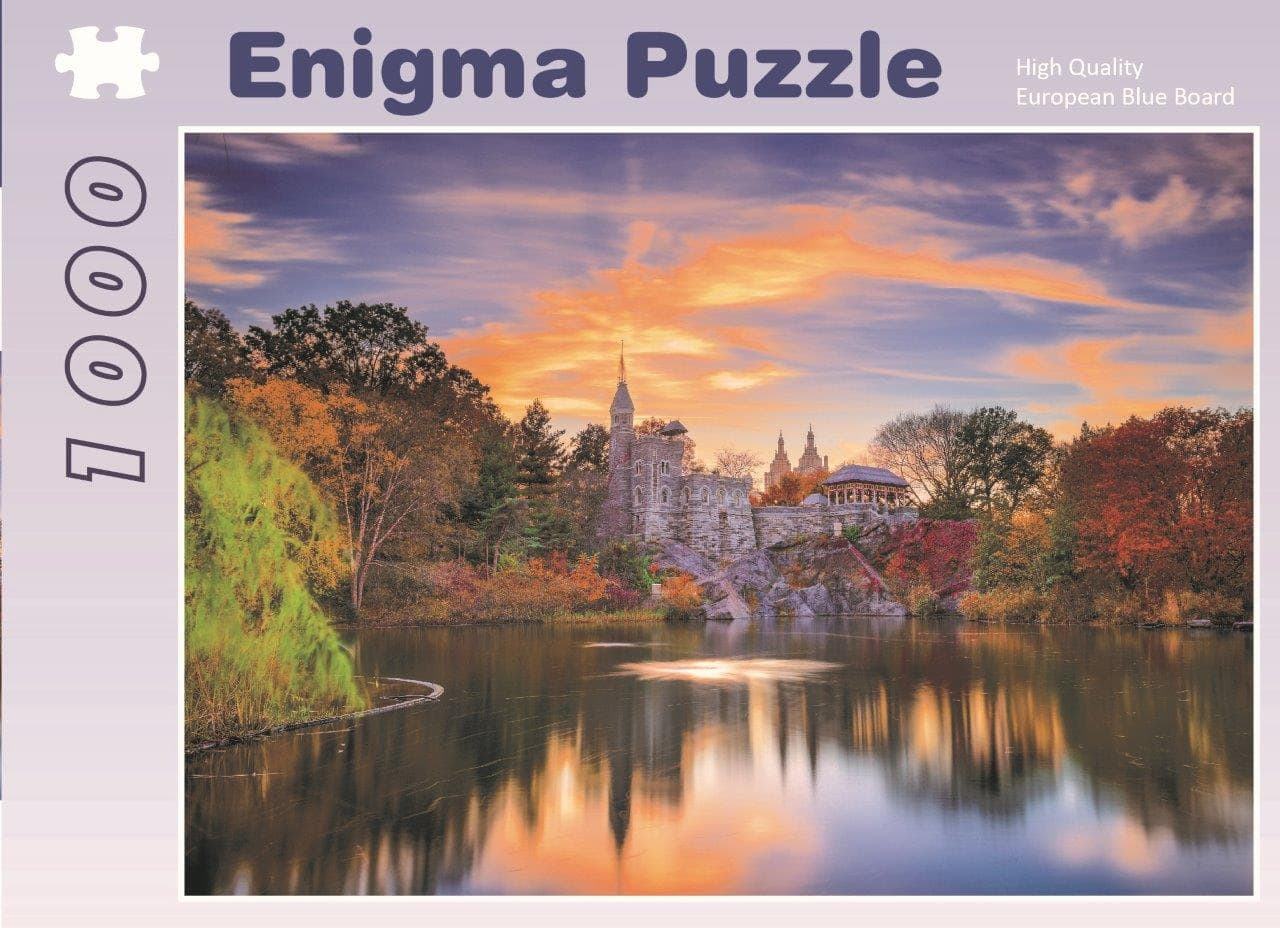 Enigma Brand 1000pc Jigsaw -Central Park New York (Made From 100% High Quality European Blue Board From Holland)