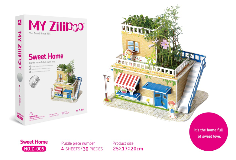 3D Puzzles: "SWEET HOME"